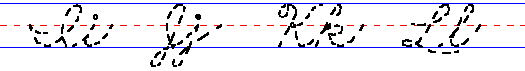 alphabets I i J j K k L l