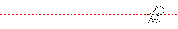 Cursive uppercase B