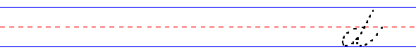 Cursive lowercase d