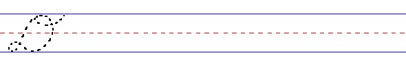 cursive uppercase d