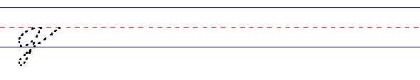 cursive lowercase g