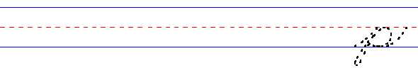 Cursive lowercase lefty p