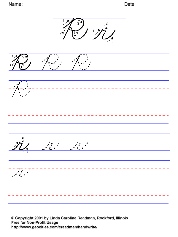 How to write a capital x in cursive