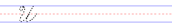 Cursive uppercase u