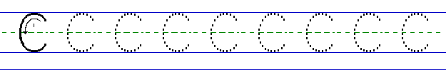 Pratice Dotted C's