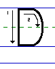Solid D uppercase with arrows animated