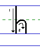 Solid h lowercase with arrows animated
