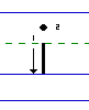 Solid i lowercase with arrows animated