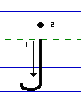 Solid j lowercase with arrows animated