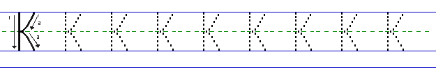 Pratice Dotted K's