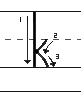 Solid k lowercase with arrows animated