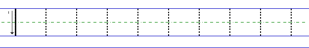 Lowercase a solid line AL and dotted
