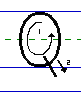 Solid Q uppercase with arrows animated
