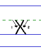 Solid x lowercase with arrows animated