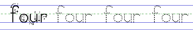 four (guide and dotted)