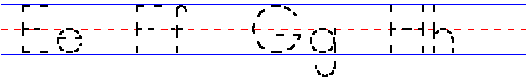 Manuscript Alphabets E F G H