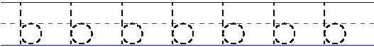 manuscript lowercase b