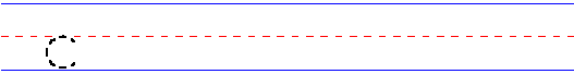 Manuscript lowercase c