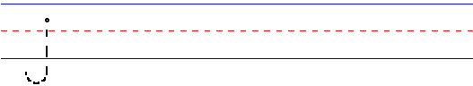 Manuscript lowercase j